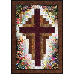 lot 6302 image: At The Cross Watercolor Quilt Kit 21.5 x 31.5 In