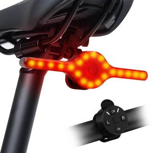 lot 6310 image: Siuyiu Smart Bike Tail Light 300 Lumens 21 LED X8