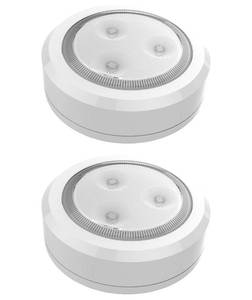 lot 6311 image: Brilliant Evolution Wireless LED Touch Puck Lights Battery Operated (only 1)