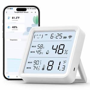 lot 6312 image: eMylo WiFi Thermometer Hygrometer with 3.5-Inch Backlit Display