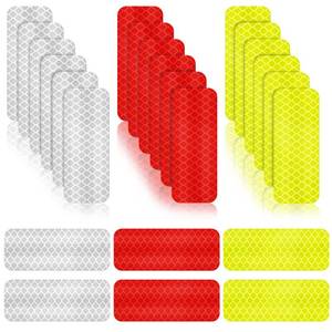 lot 6325 image: Zonon Warning Reflective Tape Stickers Waterproof 24 Pieces