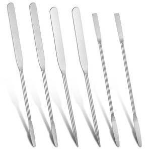 lot 6351 image: Viliqiou Makeup Spatula Set 6 Pcs Stainless Steel Foundation Spatula