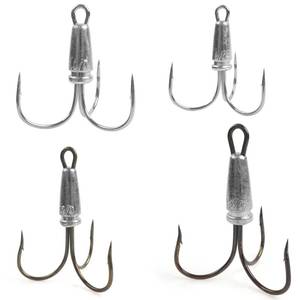 lot 6384 image: VATEICO Weighted Snagging Treble Hooks 5 Pcs Assorted Sizes 1.02oz to 2.75oz