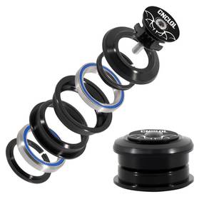 lot 6390 image: CNC 1-18 Threadless Bike Headset 1.732 Straight Tube Double Sealed Bearings