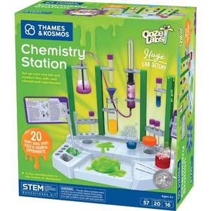 lot 7949 image: Thames & Kosmos Ooze Labs Chemistry Station Experiment Set 57 Pieces