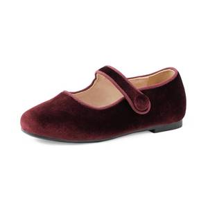 lot 8015 image: Amazon Essentials Toddler Girls Mary Jane Ballet Flat Burgundy Size 9 Toddler