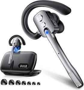 lot 8127 image: Swiitech Bluetooth Headset V5.3 Wireless Noise Cancelling M-ONE