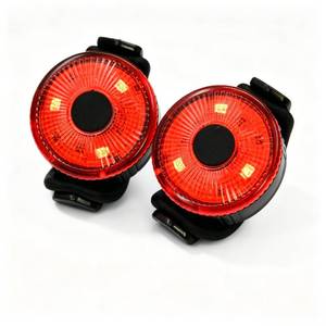 lot 8157 image: LHOTSE Rechargeable Bike Tail Light USB-C 2 Pack