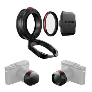 lot 8159 image: Freewell Lens Hood 49mm CPLBlack Mist Filter for Leica Q3 43  Retail $129.99