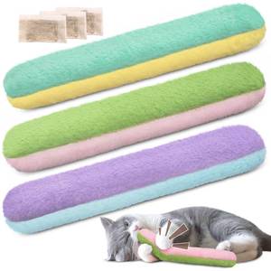 lot 8166 image: Retro Shaw Cat Kicker Toy Pillow Refillable Catnip 10.1 Inch
