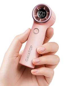 lot 8179 image: Gaiatop Mini Portable Handheld Fan 15H Battery 1-100 Speed Levels