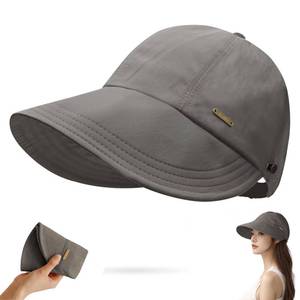 lot 8422 image: Huablo Sun Hat UPF 50 Packable Bucket Hat Adjustable Gray