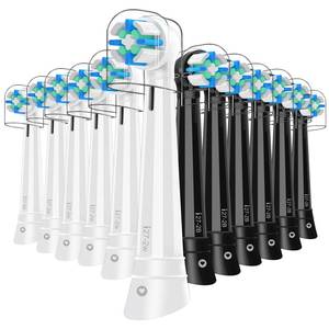lot 8430 image: Swistarhan 12 Pack Toothbrush Heads Compatible with Oral-B iO Series 2-10