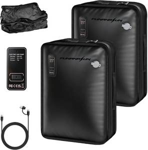 lot 8435 image: FUNANASUN Vacuum Seal Bags with Built-In Pump 2 Pack 25L USB-C