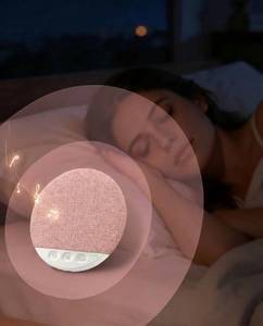 lot 8436 image: ZylYve Under Pillow Bluetooth Sleep Speaker With White Noise Machine (Pink)