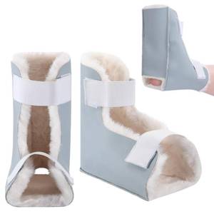 lot 8452 image: Jeere Heel Protectors for Pressure Sores Sheepskin Boot Cushion 2 Pcs
