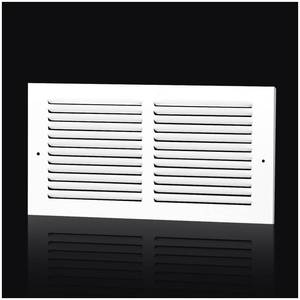 lot 8467 image: EXCELFU Return Air Vent Cover 12 x 6 In Steel Grille White