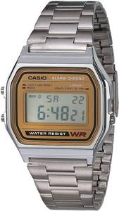 lot 8471 image: Casio Vintage Digital Gold Bracelet Watch A158WEA-9CF