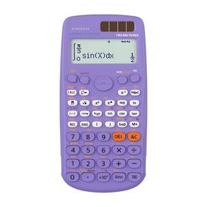 lot 8481 image: iPepul Scientific Calculator 417 Functions Four-Line Display Purple