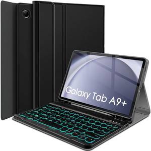 lot 13208 image: LDSOYIA Backlit Keyboard Case For Samsung Galaxy Tab A9 11-Inch SM-X210