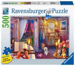 lot 13209 image: Ravensburger Cozy Bathroom Jigsaw Puzzle 500 Piece Large Format