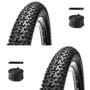 lot 13216 image: Wheelo 2 Pack 29x2.1 Inch Folding Mountain Bike Tire Set