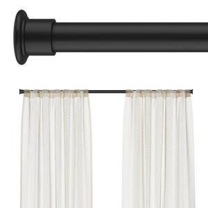 lot 13222 image: EZFurni Spring Tension Curtain Rod 28 to 42 In