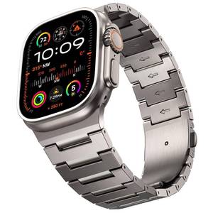 lot 14271 image: I-Buroly Titanium Watch Band for Apple Watch Ultra 49mm 46mm 45mm 44mm