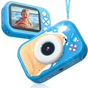 lot 14292 image: Usteetic Kids Waterproof Underwater Camera 48MP IP68 1080P Video