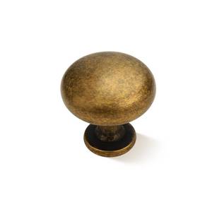 lot 14325 image: Probrico 5 Pack Antique Brass Cabinet Knobs 1-316 Inch