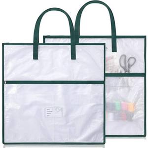 lot 14336 image: Feifeiya Sew Needlepoint Project Bag 2 Pack 21.7 Inch