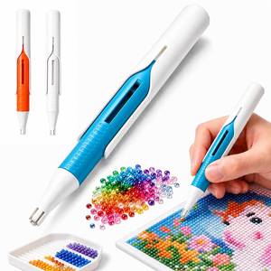 lot 14357 image: Generic Diamond Art Automatic Bead Dispenser Pen for 2.8mm Round Drills, Blue