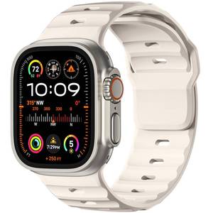 lot 14360 image: Wepro Silicone Sport Band For Apple Watch Ultra and Series 1-10 Compatible