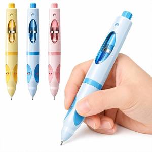 lot 14378 image: Noelen Gad Posture Correcting Handwriting Pencil 0.028 in Blue 12 Refills