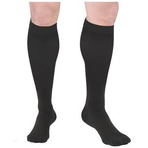 lot 14381 image: Truform 8808 Knee High Anti-Embolism Compression Stockings 18 mmHg Black Medium