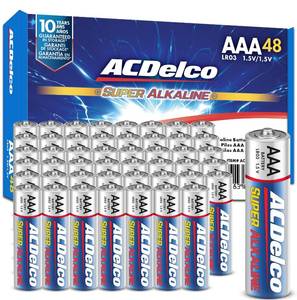 lot 14392 image: Powermax ACDelco AAA Alkaline Batteries 48 Count 1.5V