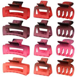 lot 14401 image: SMKSL Hair Claw Clips 12 Pcs 3 Styles Women & Girls