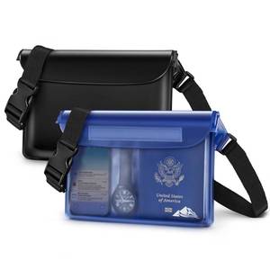 lot 14433 image: HEETA Waterproof Fanny Pack 2-Pack Dry Bag Phone Pouch 9.0 x 6.7 in