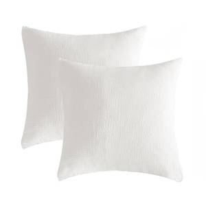 lot 14452 image: SE SOFTEXLY Muslin Pillowcases Throw Size 2 Pack 100% Cotton 26 x 26 Inch White