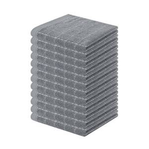 lot 14459 image: Homaxy Terry Kitchen Towels 100% Cotton, 12 Pack, Grey