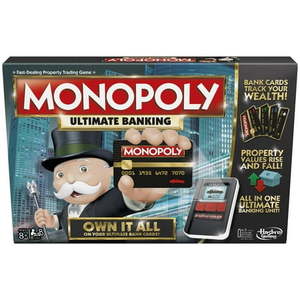 lot 19146 image: Monopoly Board Game Ultimate Banking Edition (Open Box, May Be Missing Pieces)