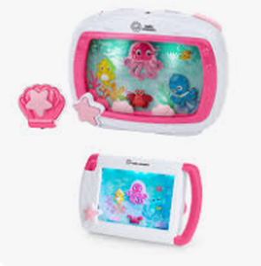 lot 1681 image: Baby Einstein Ocean Explorer Pink StrollerCrib Toy Frame w Sea Animal Toys - Stock image may not match actual product images
