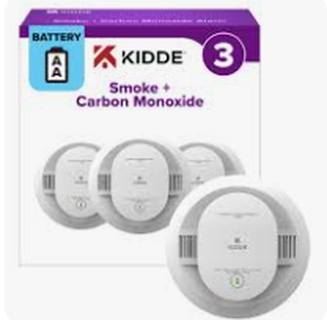lot 1767 image: Kidde Detect Smoke  Carbon Monoxide Alarm 4-Pack 10-Year Battery 30CUD10 - Stock image may not match actual product images