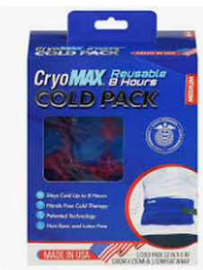 lot 2059 image: CryoMAX Reusable Cold Therapy Ice Pack, 8 Hour, Small 6 x 6 - Stock image may not match actual product image