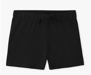 lot 2069 image: Black Kids Drawstring Shorts Size 11-12Y with Elastic Waistband Lot - Stock image may not match actual product images