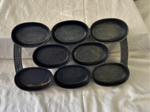 lot 2 image: Antique Waterman Cast Iron Pan