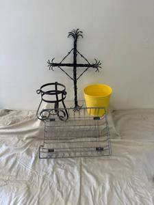 lot 69 image: Barbwire cross and more