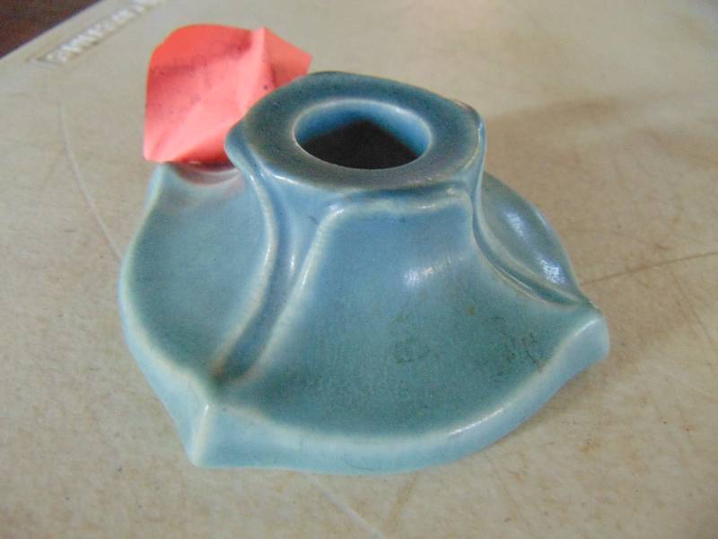 lot 3124 image: Rookwood Candle holder
