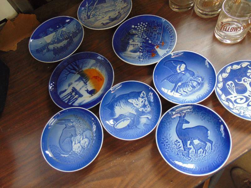 lot 3101 image: B & G Collector Plates