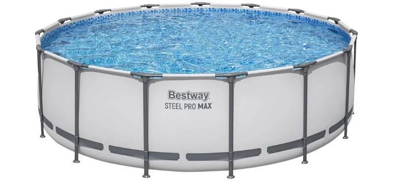 lot 59833 image: Bestway Steel Pro MAX 15 x 48 Above Ground Swimming Pool - Retail $450